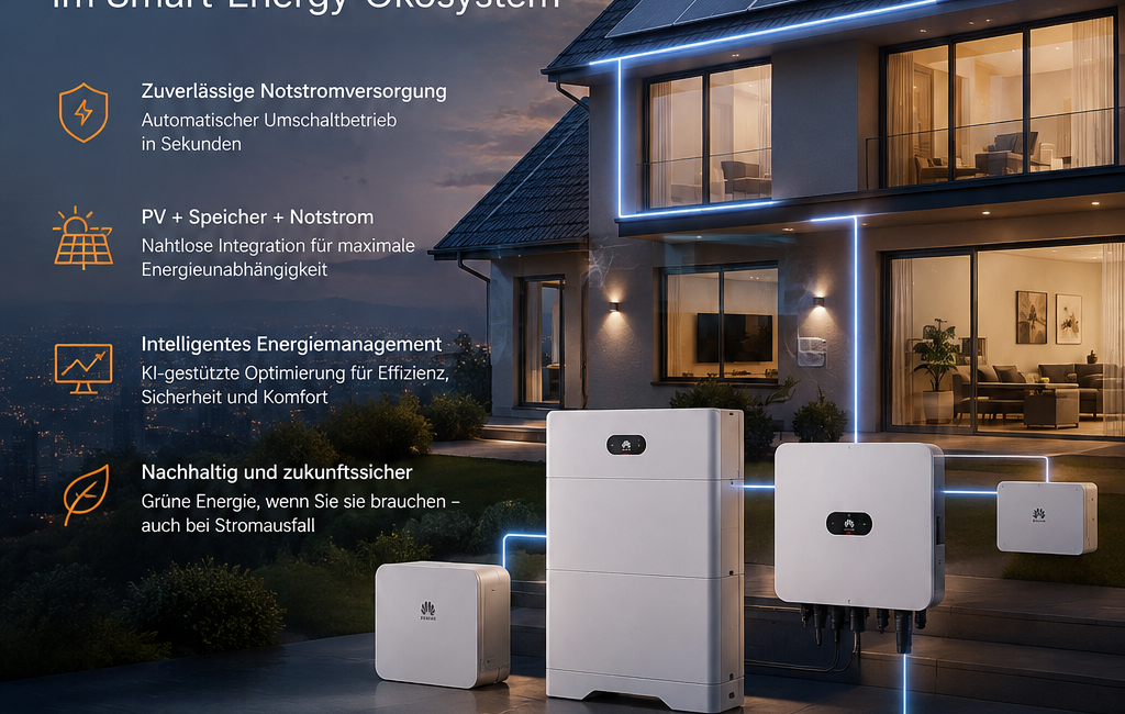 Huawei Photovoltaik: Notstrom wird zum Standard im Smart-Energy-Ökosystem