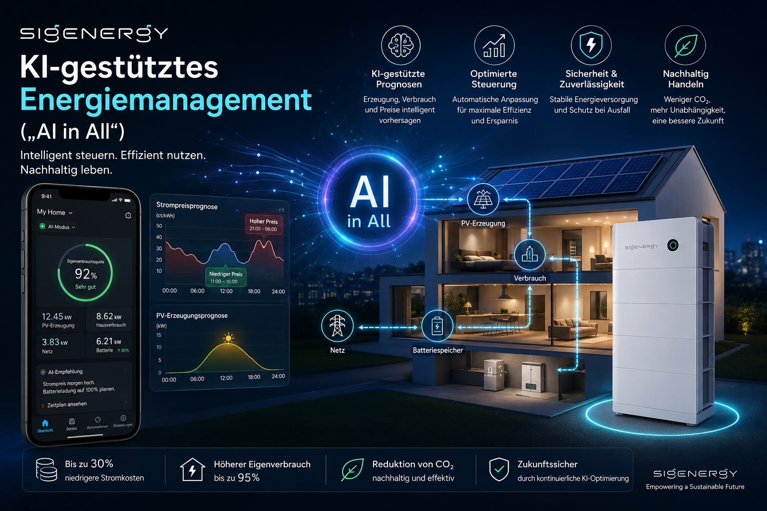 Sigenergy – KI-gestütztes Energiemanagement „AI in All“
