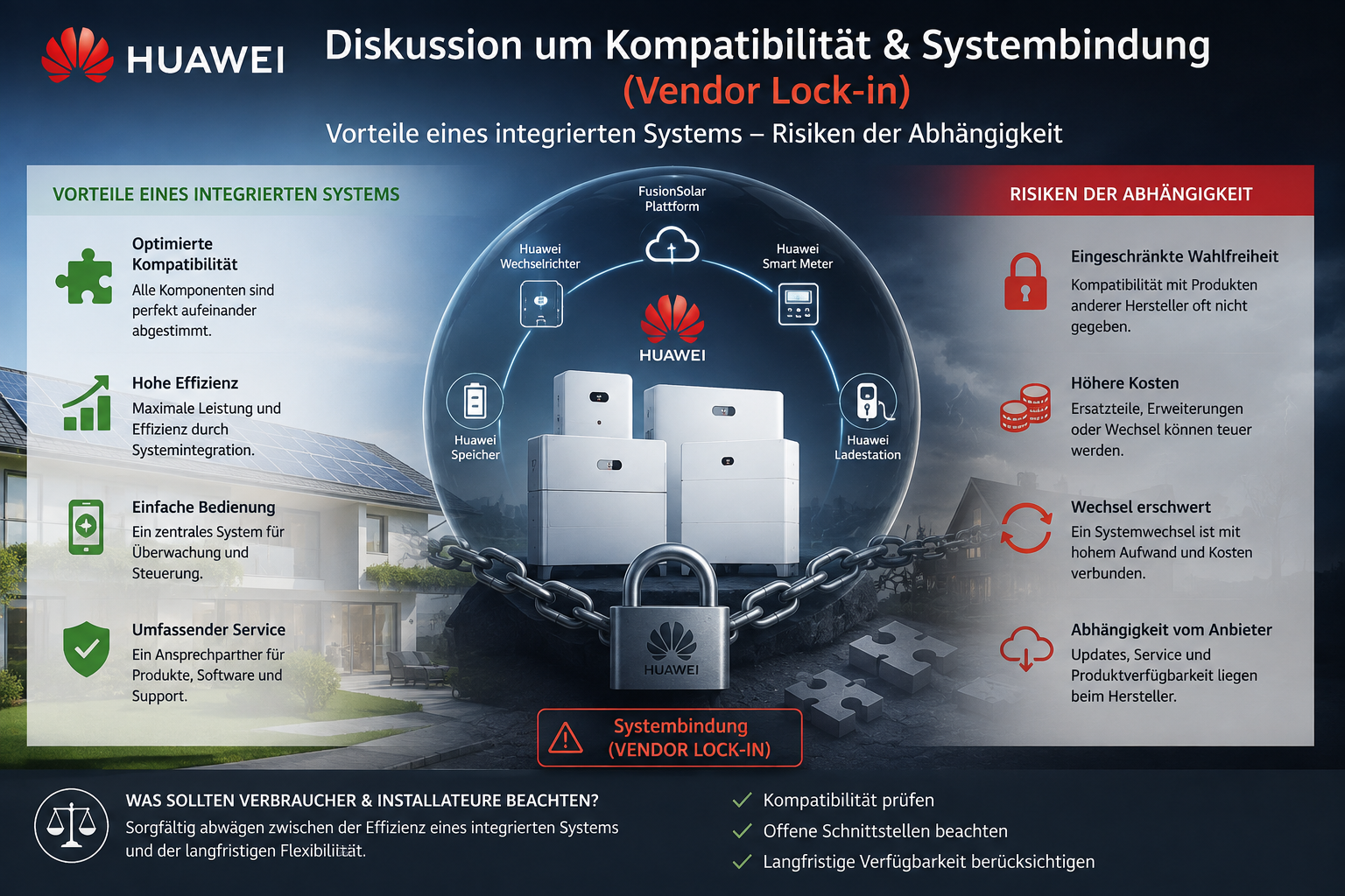 huawei Diskussion um Kompatibilität & Systembindung (Vendor Lock-in)